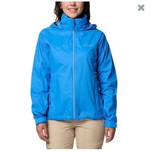 Columbia Switchback Rain Jacket Blue Size XL